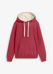 Kapuzensweatshirt mit Kontrastdetails aus Bio-Baumwolle, bonprix