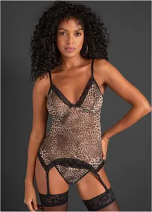 Corsage mit Strapshalter und String (2-tlg.Set), VENUS
