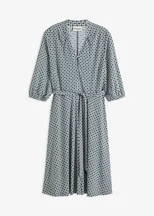 Jersey-Blusenkleid mit Bindeband (2.tlg-Set), bonprix