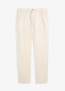 Regular Fit Chinohose mit Leinen, Straight, bonprix