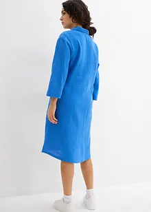 Hemdblusenkleid aus Musselin, bonprix