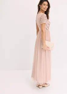 Maxikleid mit Paillettenstickerei, bonprix