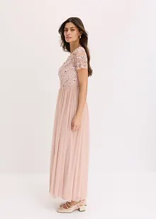 Maxikleid mit Paillettenstickerei, bonprix