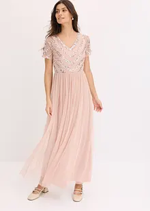 Maxikleid mit Paillettenstickerei, bonprix