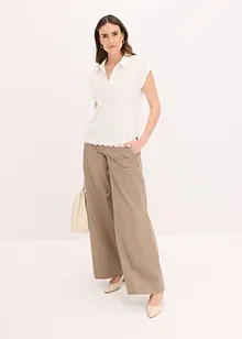 Poloshirt mit Spitze, bonprix