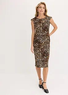 Midikleid mit Raffung, bonprix