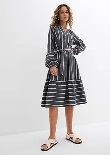 Midi-Kleid aus reiner Baumwolle, bonprix