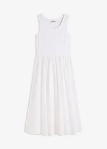 Jerseykleid im Materialmix, bonprix