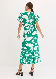 Midikleid mit Flügelärmeln, bonprix