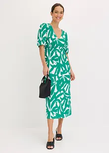 Midikleid mit Puffärmeln, bonprix