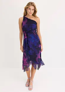 Figurbetontes One-Shoulder-Kleid mit Schmuck-Detail, bonprix