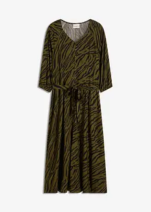 Midikleid aus fließender Viskose, bonprix