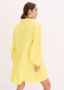 Kurzes Stufen-Kleid aus Musselin, bonprix