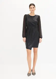 Minikleid mit Drapierung, bonprix