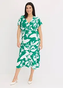 Midikleid mit Flügelärmeln, bonprix