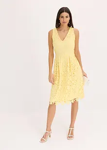 Spitzenkleid mit Häkeleinsatz, bonprix