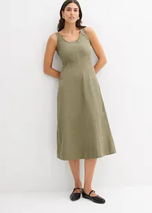 Midikleid mit vertikalen Nähten, bonprix
