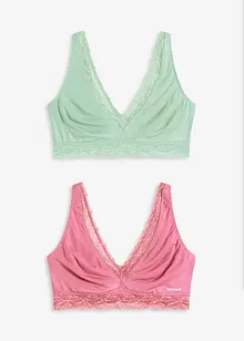Feel Comfort Bralette aus weichem Material (2er Pack), bonprix