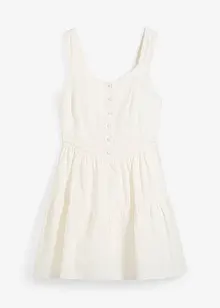 Minikleid aus luftigem Leinen-Mix, bonprix
