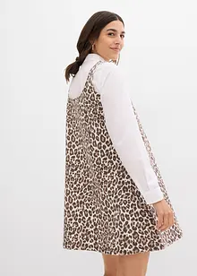 Minikleid aus elastischem Baumwoll-Mix, bonprix