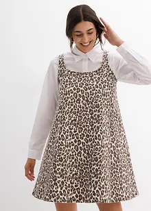 Minikleid aus elastischem Baumwoll-Mix, bonprix