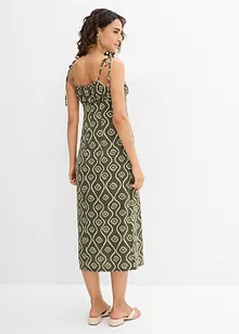 Midikleid aus fließender Viskose, bonprix