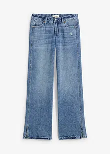 Loose Straight-Jeans Mid Waist, Low Stretch, bonprix