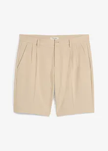 Chino-Bermuda mit Bundfalten, Regular Fit, bonprix