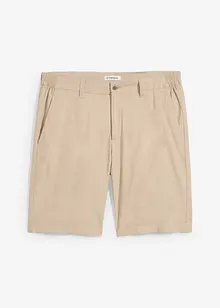 Regular Fit Chino-Bermuda mit Leinen, bonprix