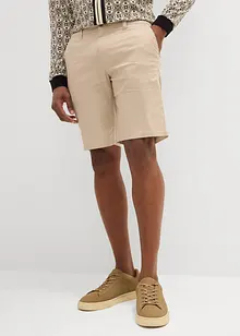 Regular Fit Chino-Bermuda mit Leinen, bonprix