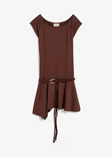 Shirtkleid mit Gürteldetail, bonprix
