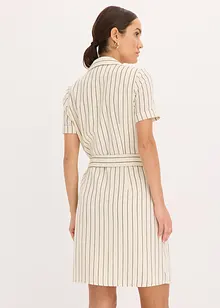 Wickelkleid in Leinen-Optik, bonprix