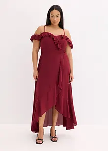 Carmen-Kleid mit Volants, bonprix