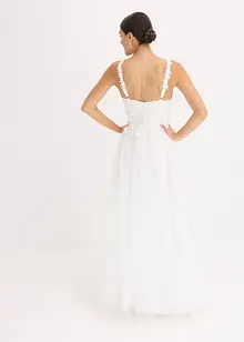 Brautkleid aus zartem Tüll mit Spitze, bonprix