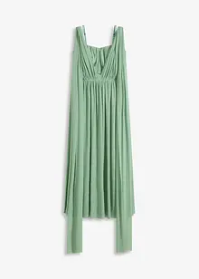 Maxikleid aus Mesh mit Tragevarianten, bonprix