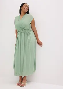 Maxikleid aus Mesh mit Tragevarianten, bonprix