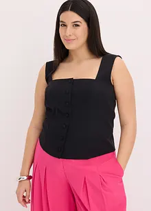 Blusentop mit Knopfleiste, bonprix