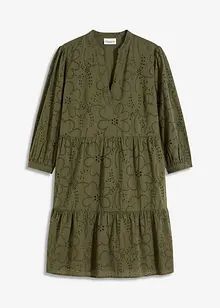 Tunika-Kleid mit Lochstickerei, bonprix