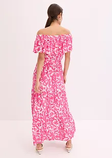 Carmen-Midikleid aus softem Viskose-Mix, bonprix