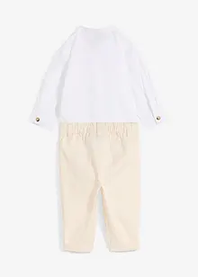 Body-Hemd und Chinohose aus reiner Baumwolle (2-tlg.Set), bonprix