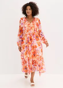 Chiffonkleid mit Volants, bonprix