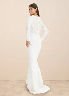 Brautkleid mit Paillettenstickerei, bonprix