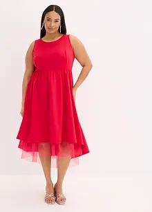 Vokuhila-Kleid mit Tüll-Unterrock, bonprix