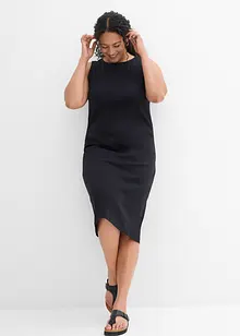 Midikleid aus reiner schwerer Bio-Baumwolle, bonprix