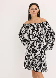 bedrucktes Carmen-Kleid, bonprix