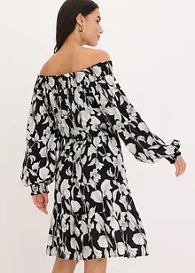 bedrucktes Carmen-Kleid, bonprix