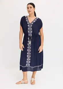 Boho-Midikleid mit Stickerei, bonprix