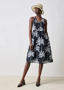 Midikleid aus Ramie-Qualität, bonprix