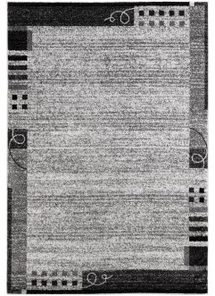 Teppich in melierter Optik mit Bordüre, bpc living bonprix collection