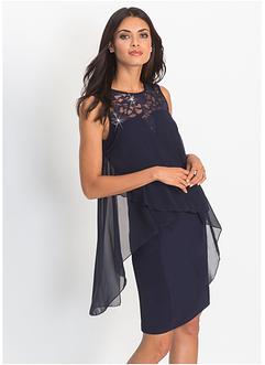 Jerseykleid mit Chiffon, BODYFLIRT